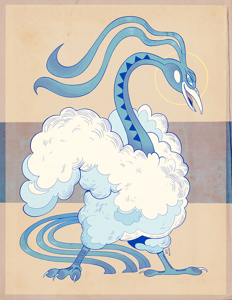 Pokemon: Altaria bird illustration