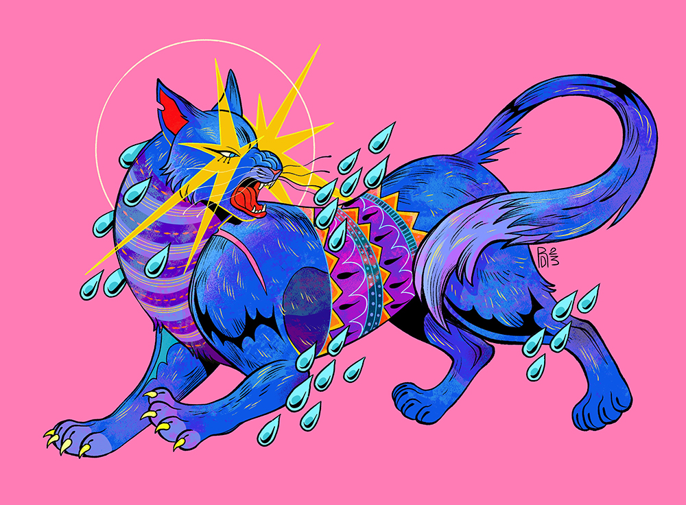 Warrior Cats: Bluestar  – A mother’s love illustration
