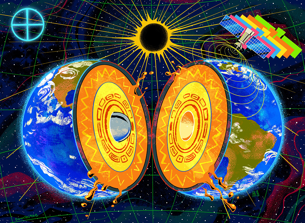 The Solar System: Earth – illustration