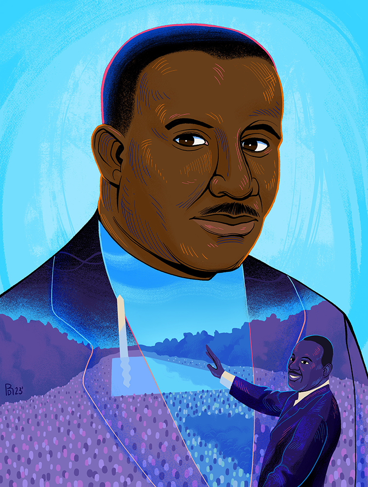 Martin Luther King Jr. portrait illustration