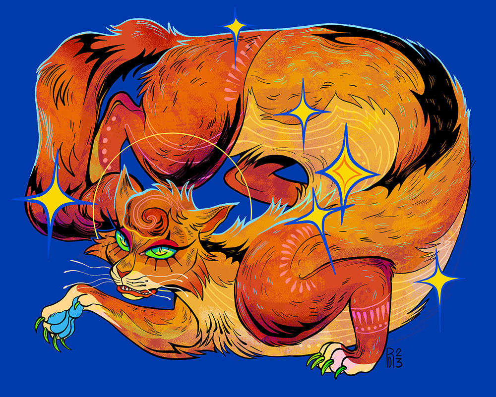 Warrior Cats: Squirrelflight – Daughter of fire illustration