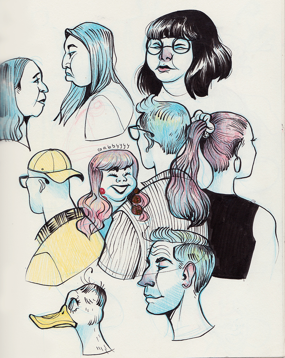 Sketchbook and drawings 2019