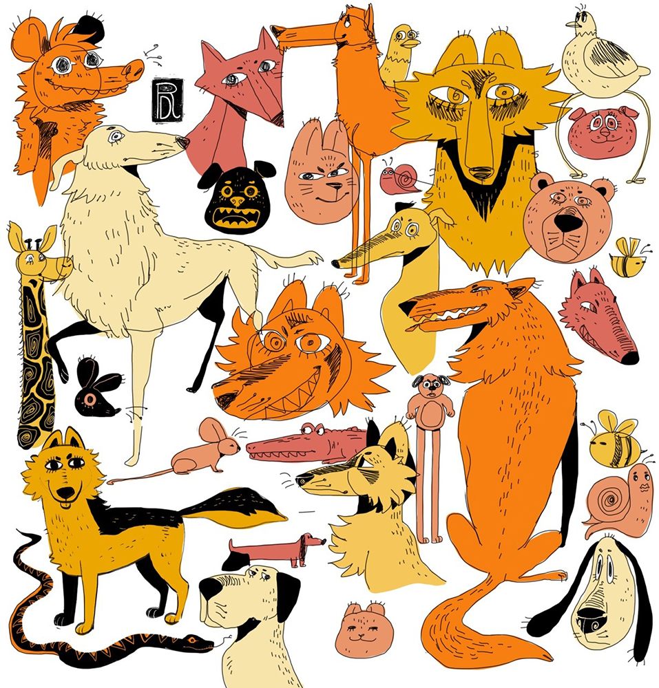 Sketchbook: Animals galore