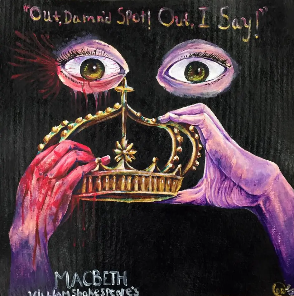 Shakespeare’s Macbeth – acrylic painting