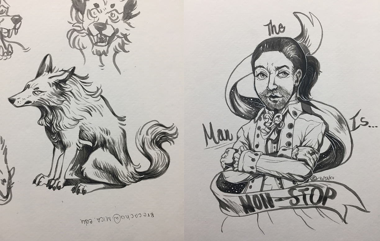 2016 sketchbook and drawings I